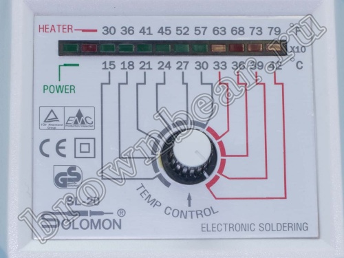 Паяльная станция Solomon с ручной регулировкой температуры фото 4