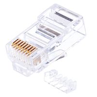 Разъём RJ-45 8P8C, 6 категории, со вставкой, универсальный TP6-8P8C-S2