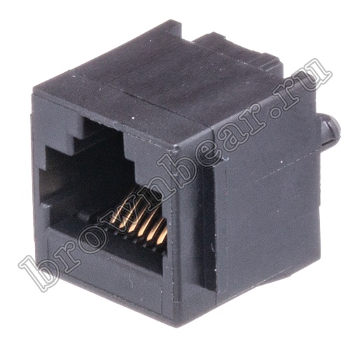 Разъём RJ-45 гнездо на плату, 8P8C, тип 3 TJ3-8P8C