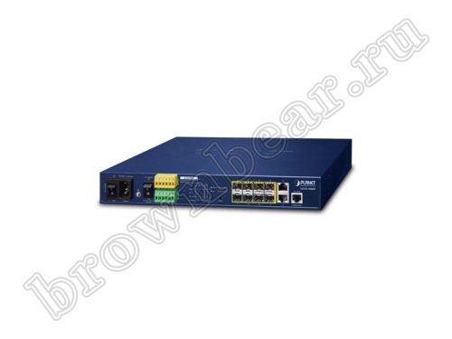MGSD-10080F Управляемый L2+ коммутатор Planet, Metro Ethernet  6 слотов SFP 100/1000Мб/с, 2 слота 1000/2500Мб/с, 2 порта RJ-45 10/100/1000Мб/с фото 2