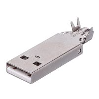 Разъем USB, тип А, вилка на кабель, тип 1 USBA-SP